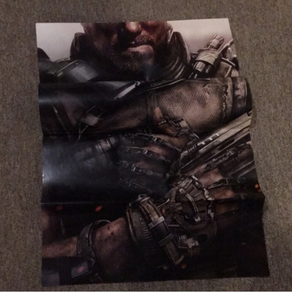 Double sided Call of Duty poster not sold in stores rare poster